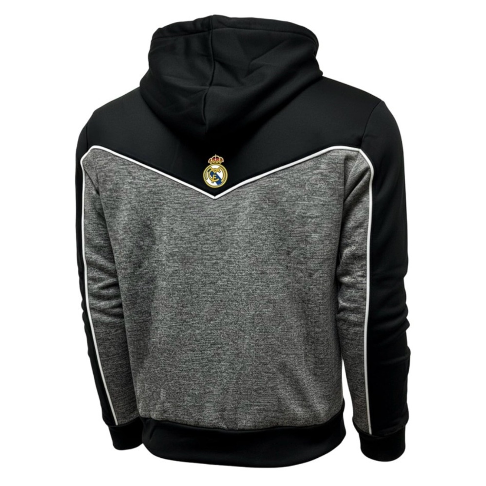 Icon Sports Real Madrid Soccer  Full Zip Hoodie Sweatshirt Jacket Men Sz S NWOT - Picture 4 of 16